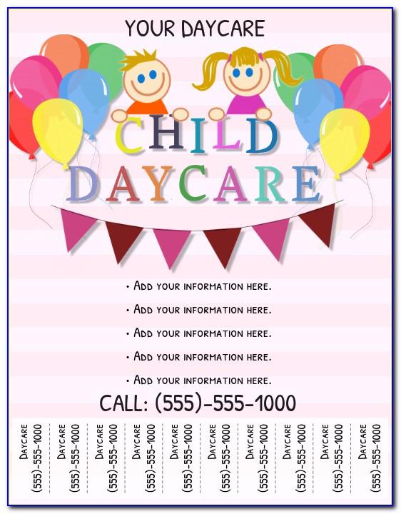 Daycare Advertisement Templates Free