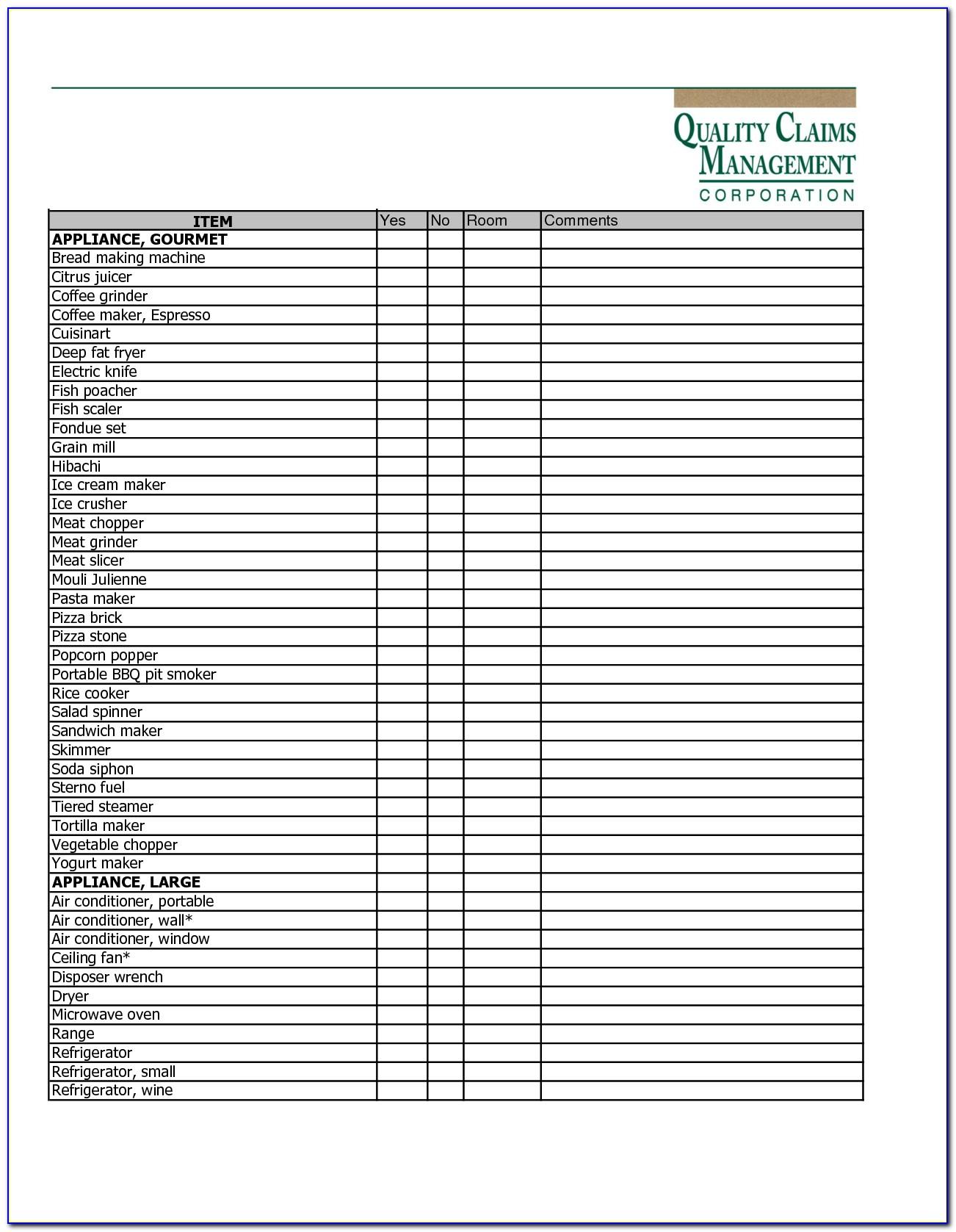 Dental Supply Inventory Template