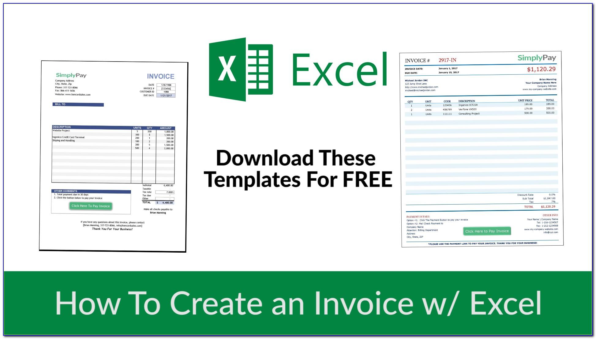 Design Invoice Template Free Download