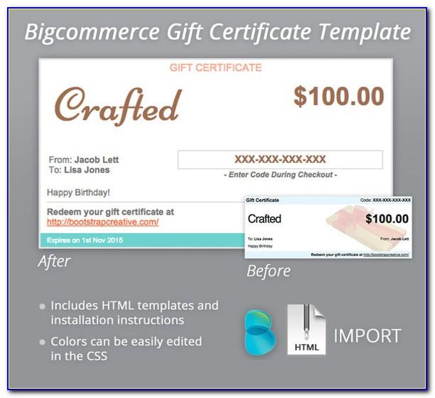 Email Gift Voucher Template