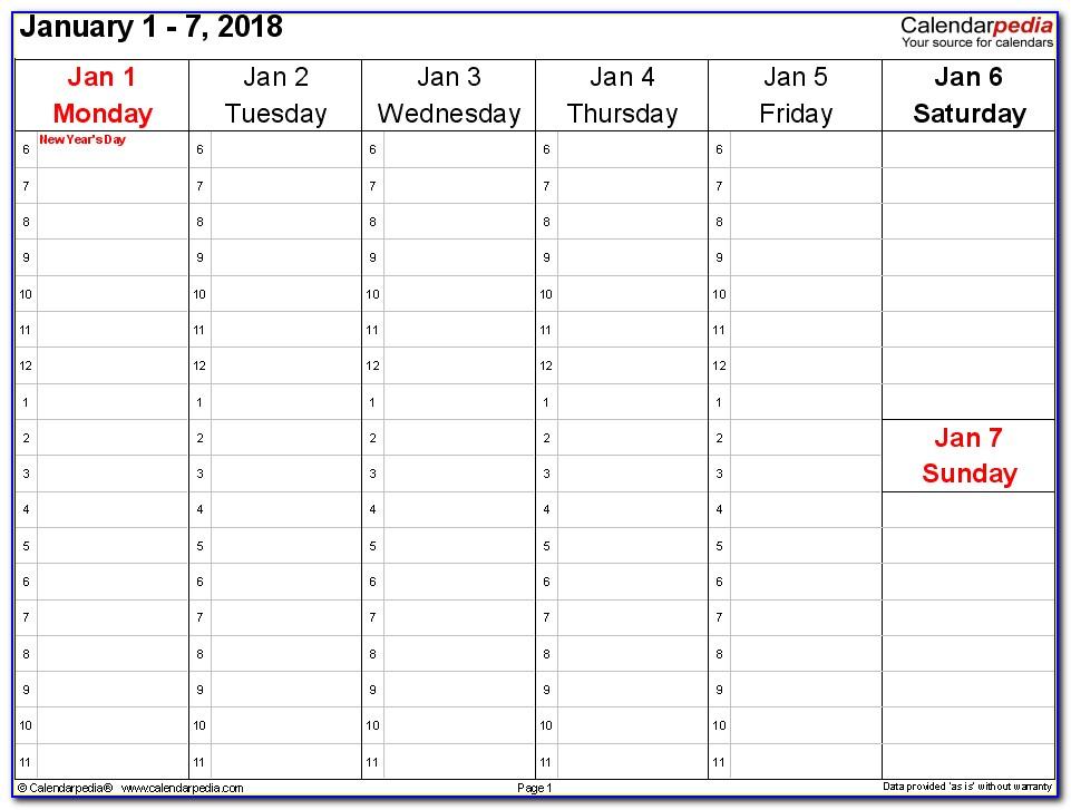 Free Appointment Calendar Template