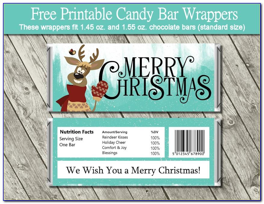 Free Printable Hershey Bar Wrapper Template