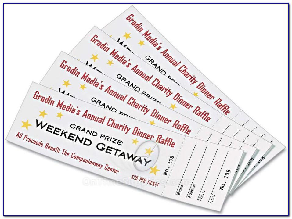 Free Printable Template For Tickets