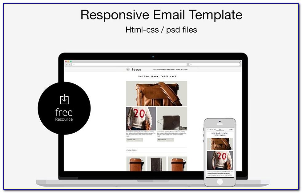 Free Responsive Html Email Newsletter Templates