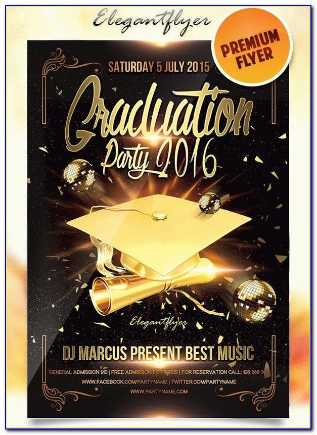 Graduation Poster Template Photoshop