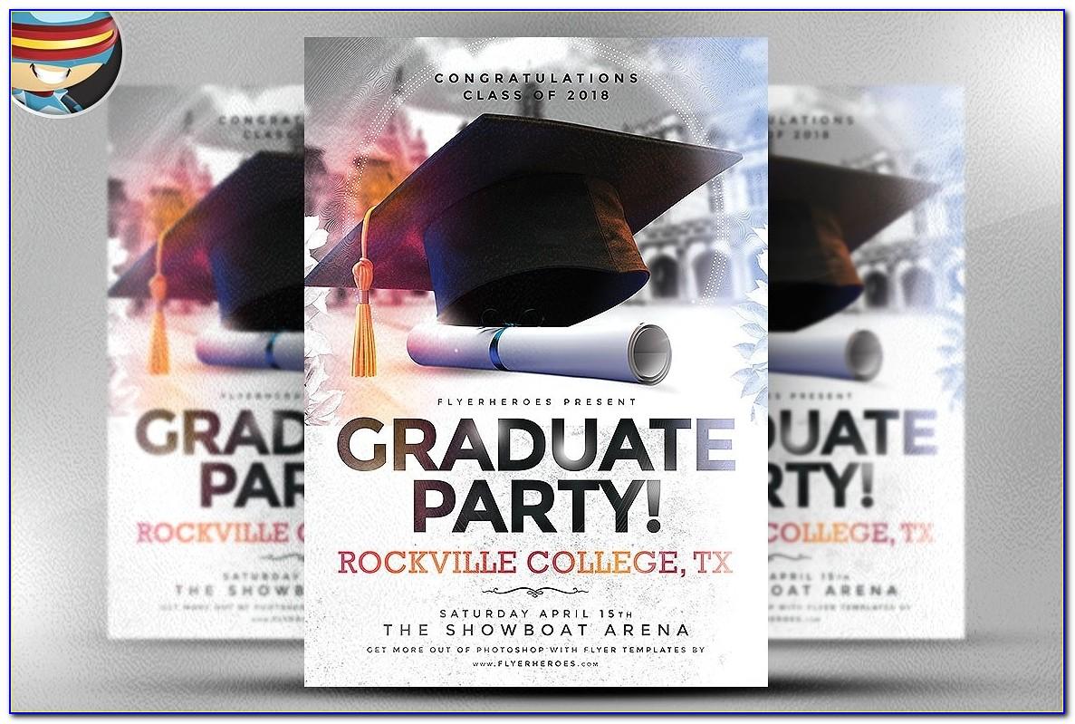 Graduation Poster Template Psd