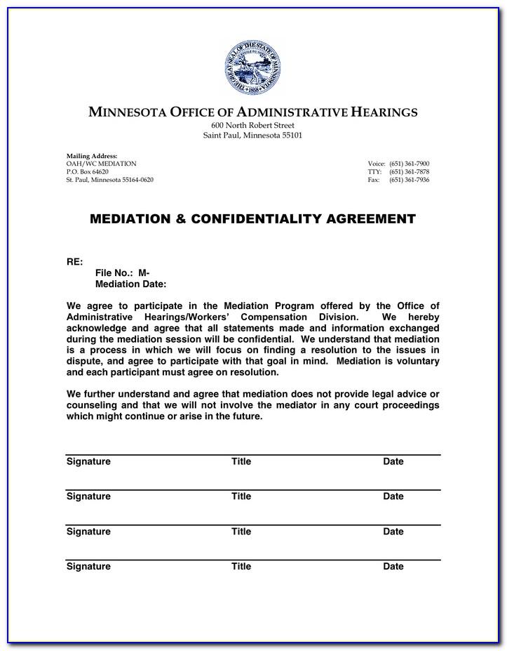 Group Therapy Confidentiality Agreement Template