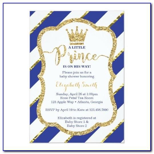 Little Prince Invitation Templates