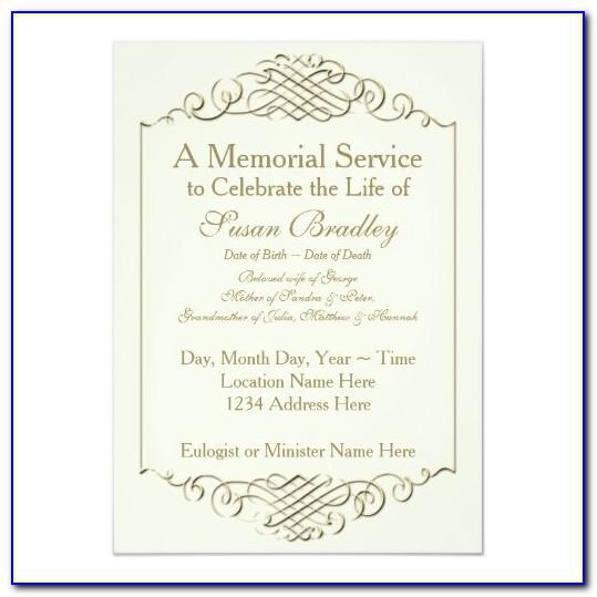 Memorial Day Invitation Templates