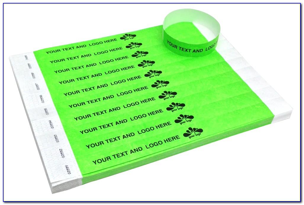 Paper Wristband Template