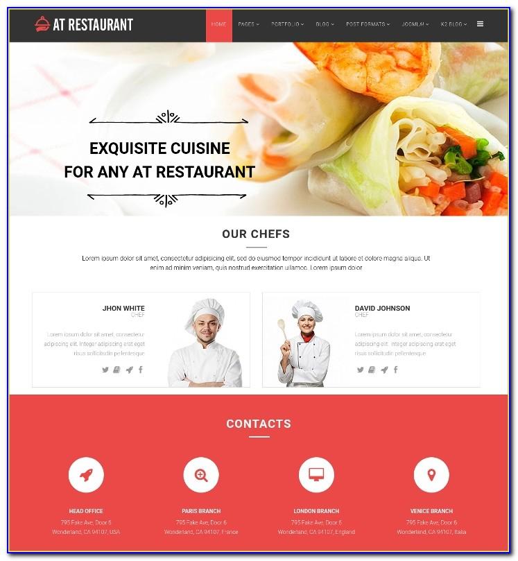 Restaurant Online Order Website Template