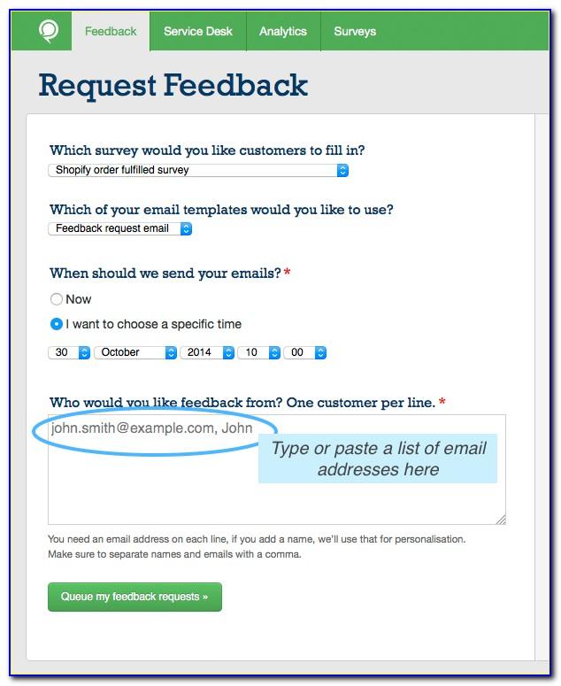 Satisfaction Survey Email Template