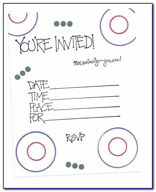 Simple Party Invitation Template