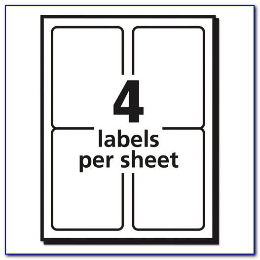 Template For Printing Labels 10 Per Sheet