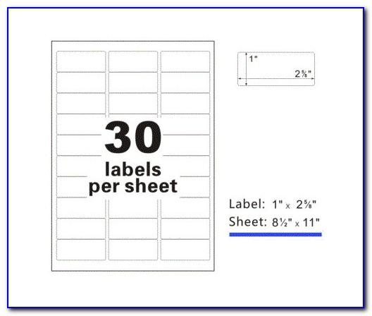 Template For Printing Labels 14 Per Sheet