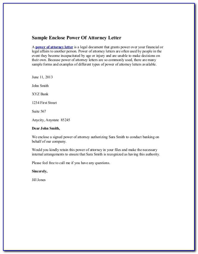 Template Power Of Attorney South Africa