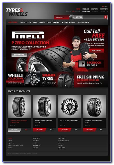 Tyre Website Template Free Download