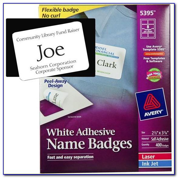 Avery Name Badges Template 25395 Template Resume Examples aEDvel68k1