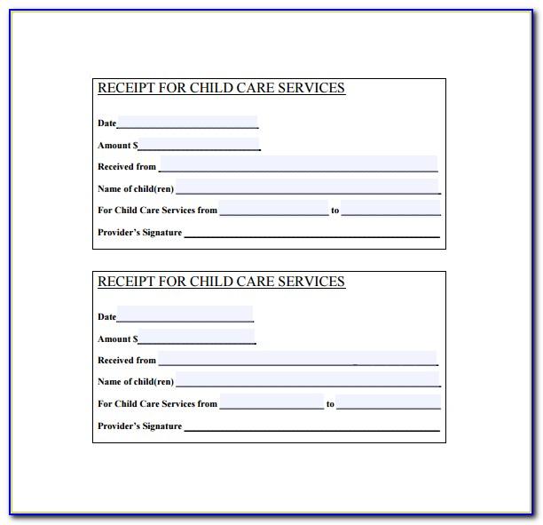 Bill For Services Rendered Template