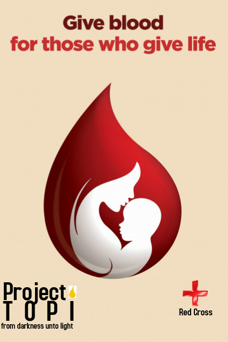 Blood Drive Poster Template