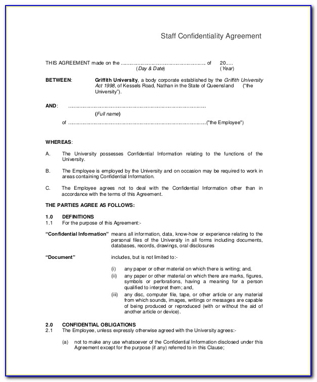 Contractors Agreement Form