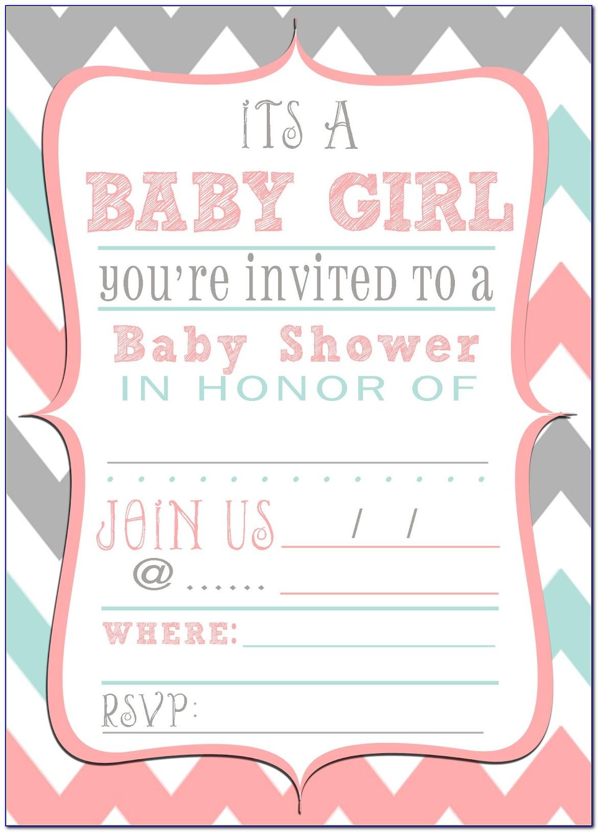 Diaper Shower Invitations Templates