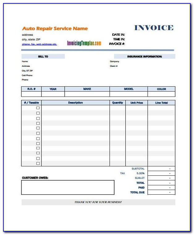 Food Catering Invoice Sample