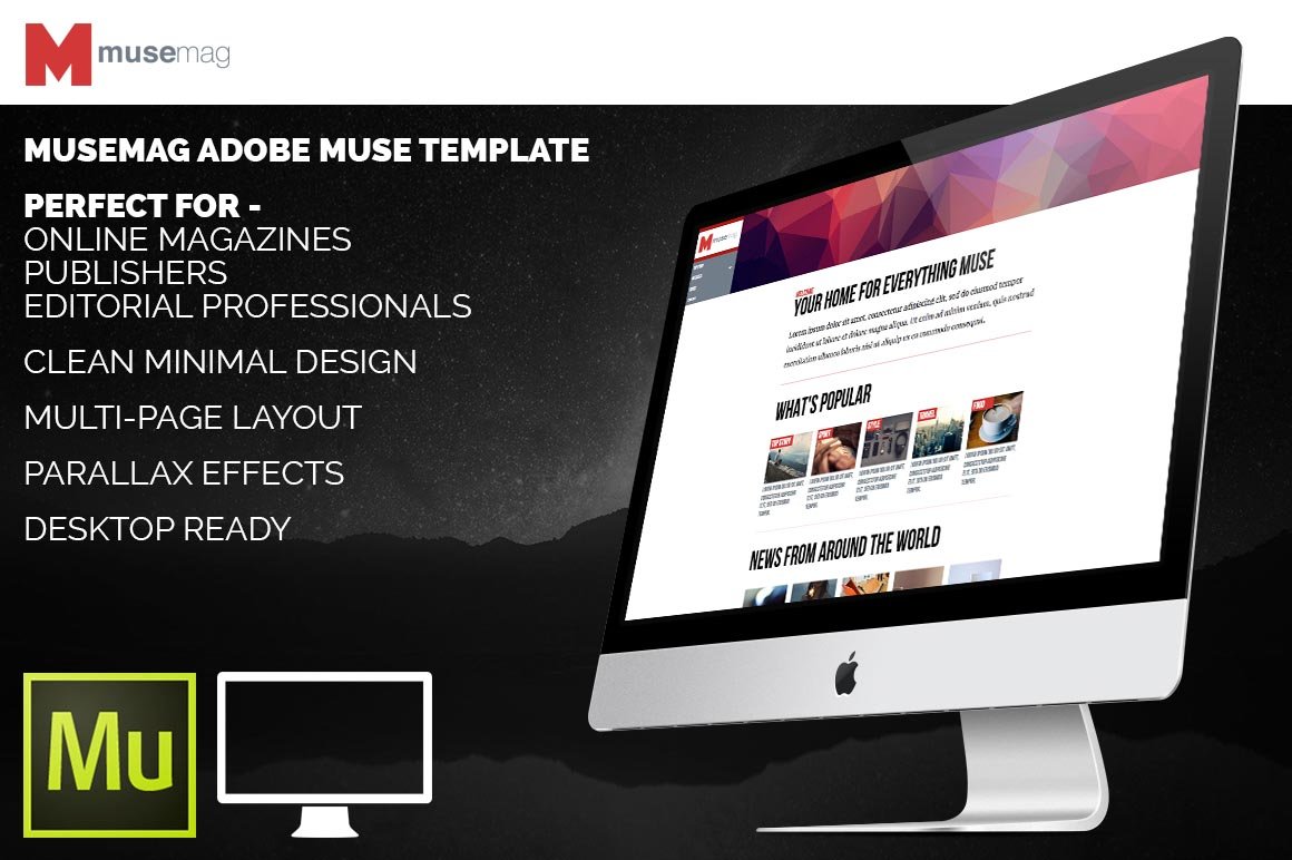 Free Adobe Muse Templates For Photographers