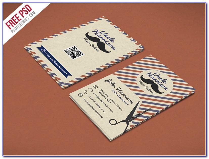 Free Barber Business Card Template