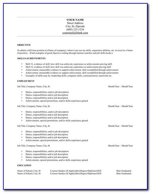 Free Resume Templates Download For Libreoffice