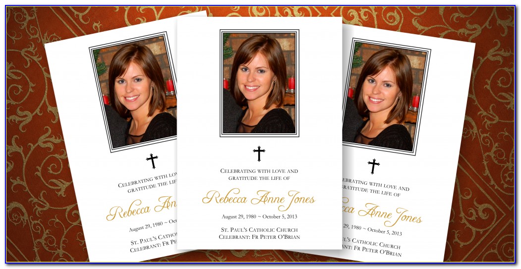Funeral Stationery Templates Free