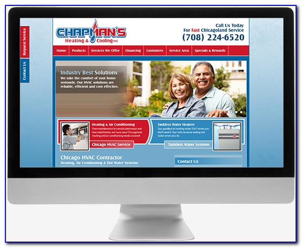 Heating And Cooling Website Template