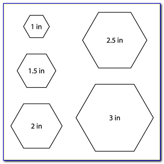 Hexagon Quilt Templates