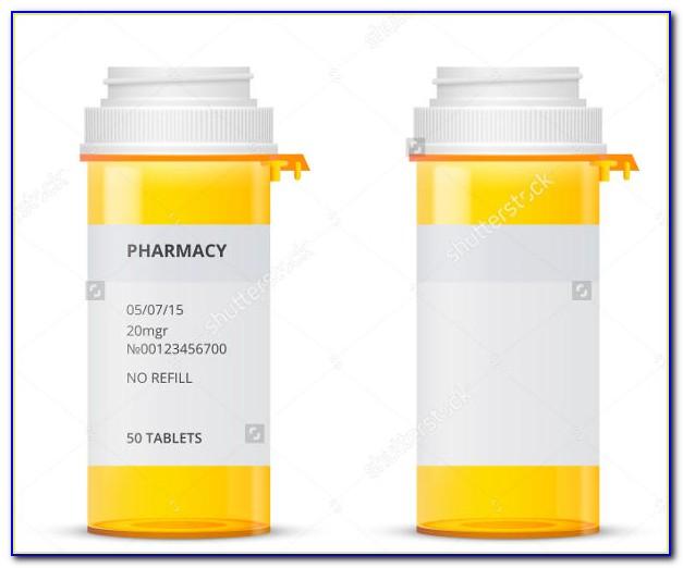 Medicine Bottle Label Design Template