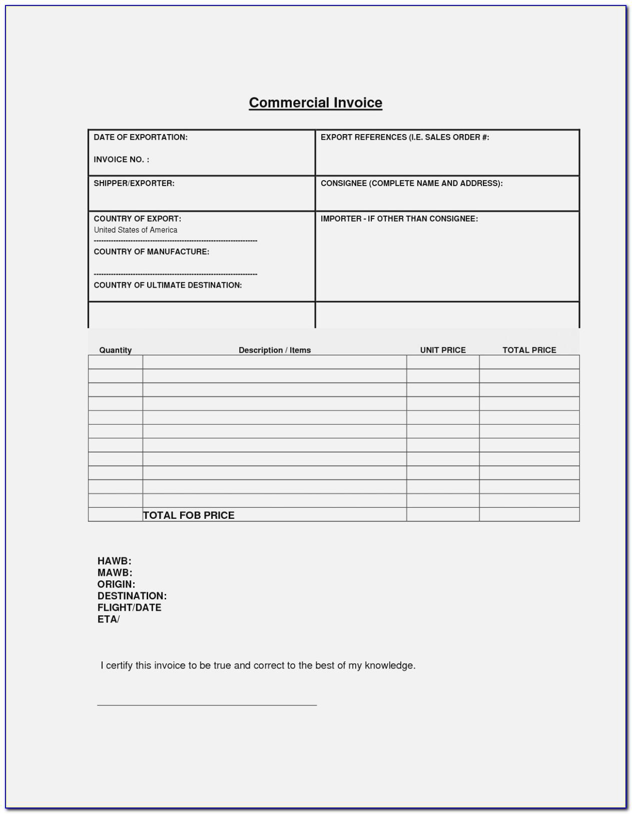 Notary Public Invoice Template