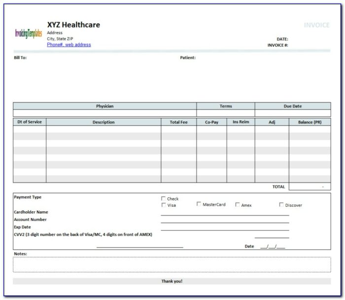 Open Office Writer Invoice Template