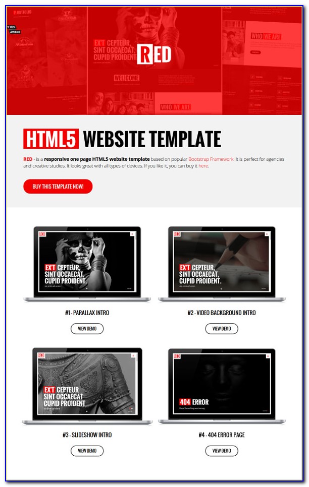 Parallax Scrolling Website Templates Bootstrap Free Download