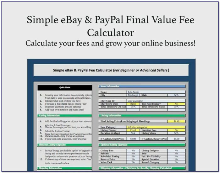 Paypal Invoice Calculator