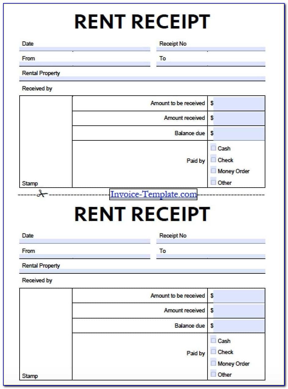 Rental Invoice Template Pdf
