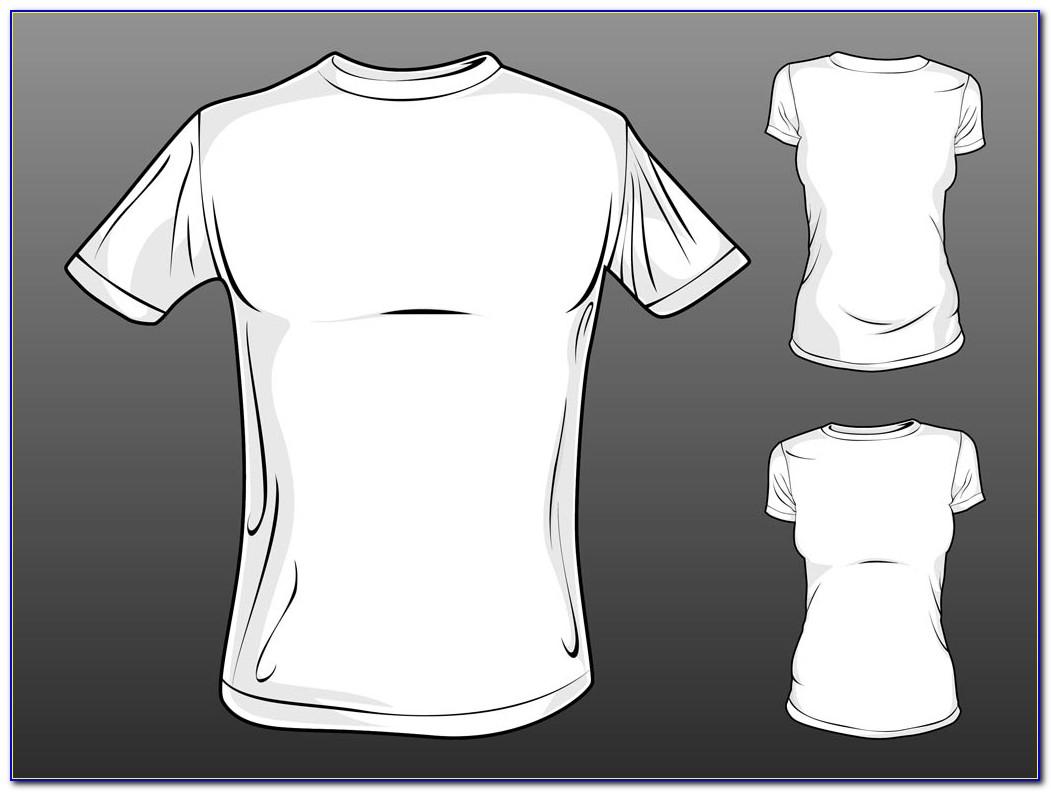 T Shirt Template Vector Free Download