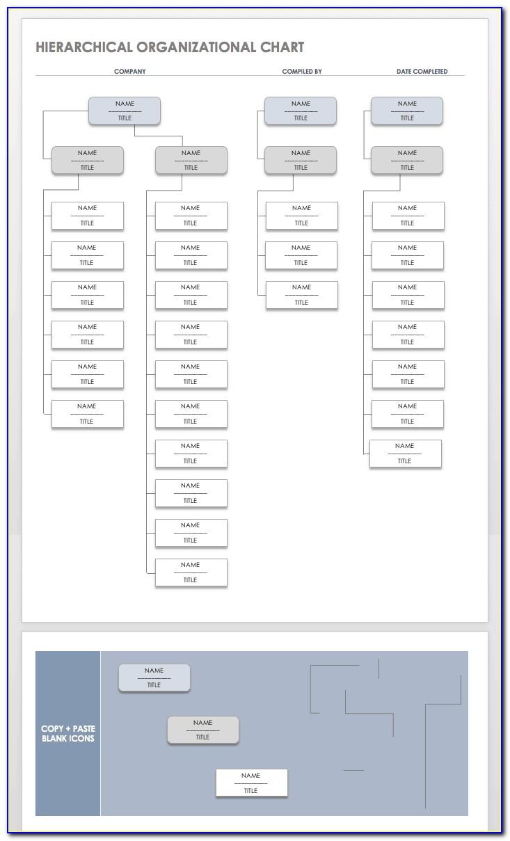 Template For Organizational Chart In Word