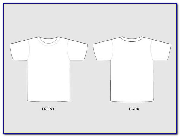 Vector T Shirt Template For Photoshop Free Download