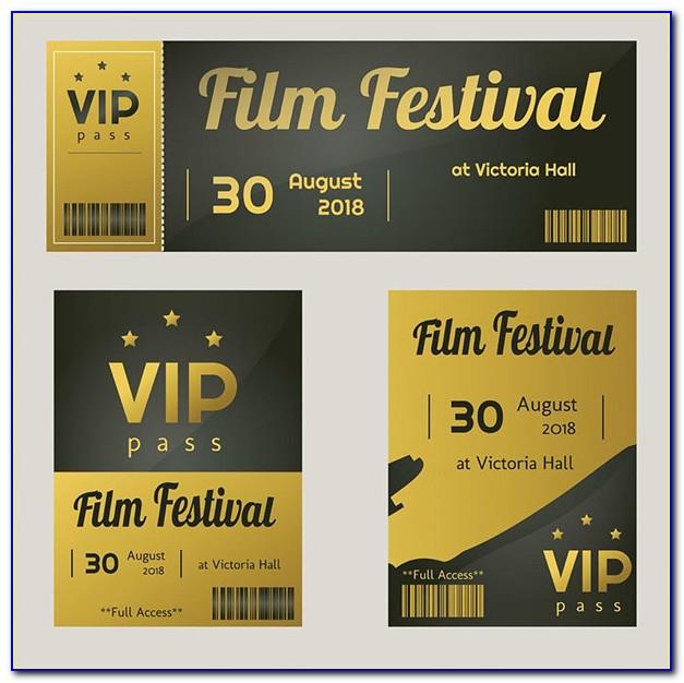 Vip Ticket Template Free Download