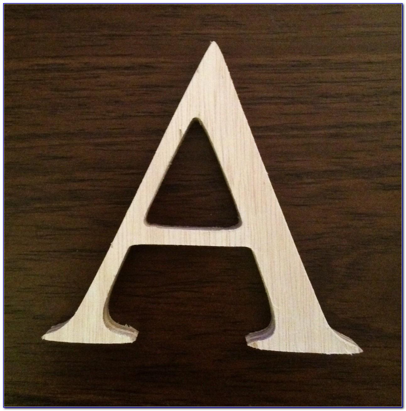 4 Inch Wooden Letters