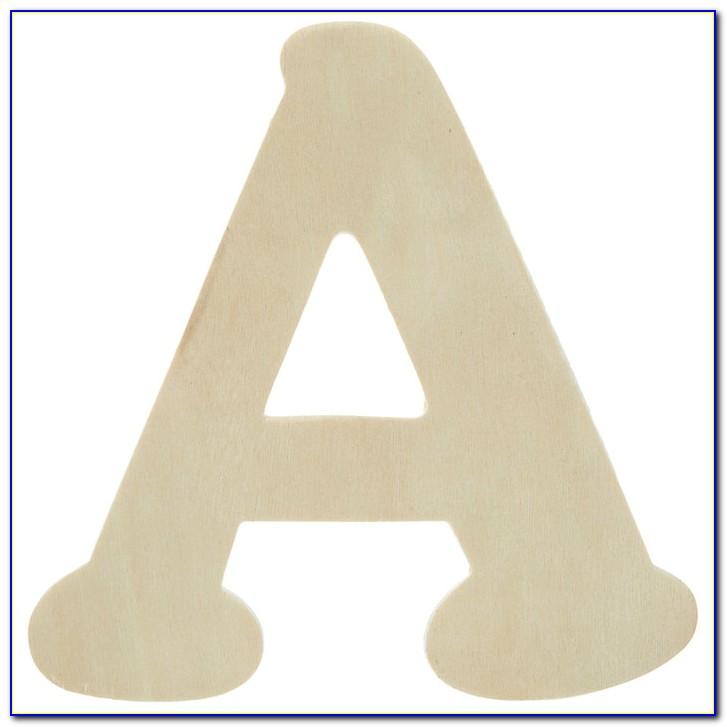 8 Inch Unfinished Wooden Letters