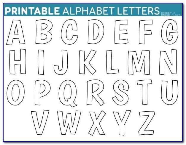 Alphabet Letters To Print And Cut Out Pdf