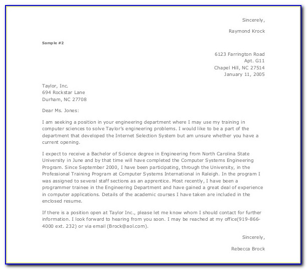 Business Letter Template Word Doc
