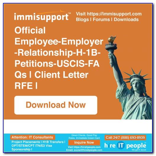 Client Letter For H1b Validity