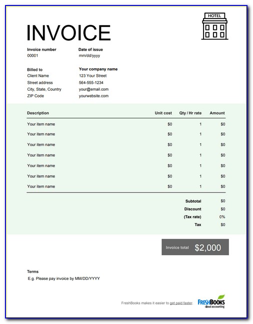Hvac Service Invoice App