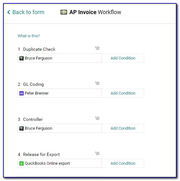 Invoice Approval Workflow Quickbooks